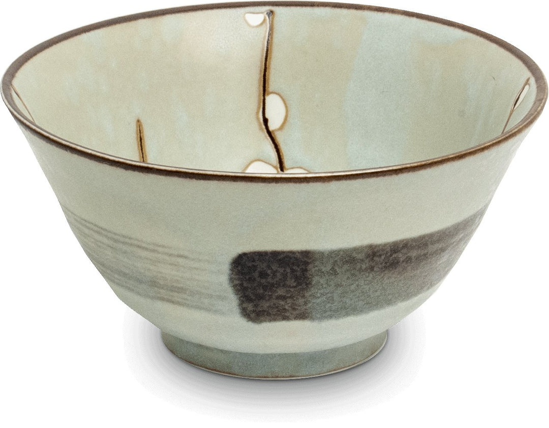 Hana Soshun light green bowl SET 4pcs Ø13,2 cm | H7 cm