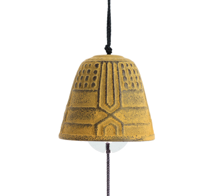 Iwachu Furin Feng Shui Bell Yellow 4,5 cm