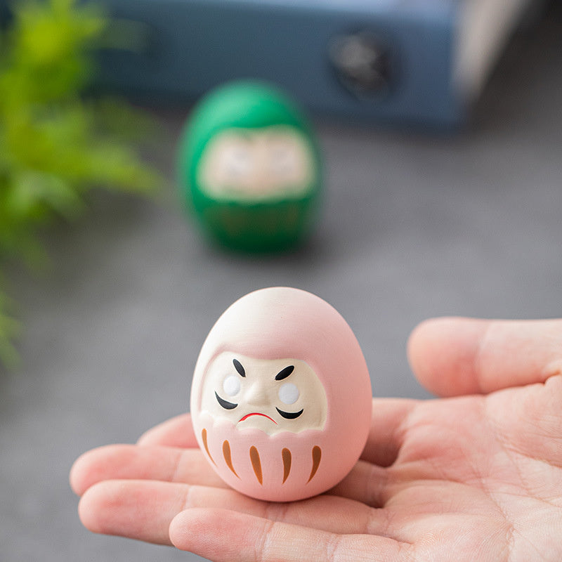 Nippon Daruma Ornament Pink (Pinku 4*4*4.5cm)