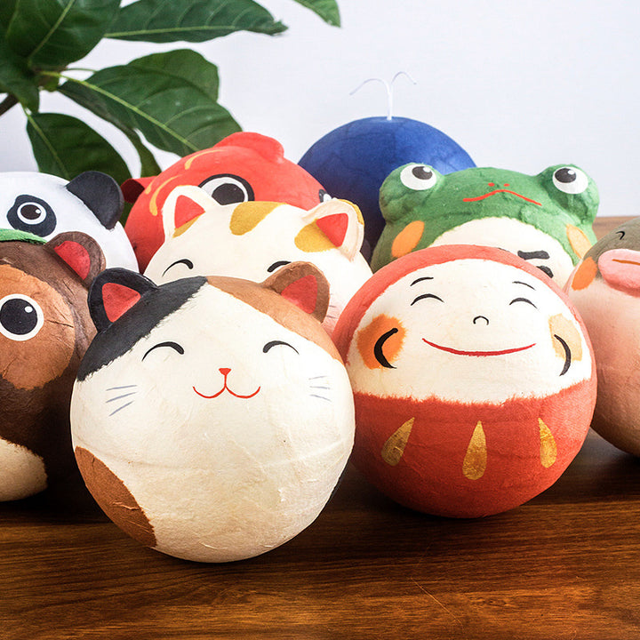 Kyoto paper mâché Washi Tumbler Roly-poly Bell Ornament Goldfish