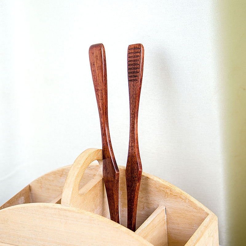 Nippon Creative Compact Wooden Bread Clip