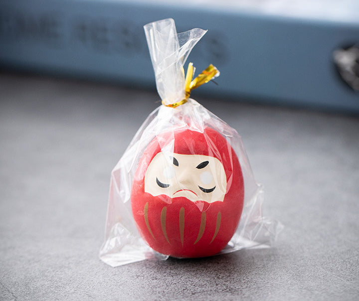Nippon Daruma Ornament Green (Midori 4*4*4.5cm)