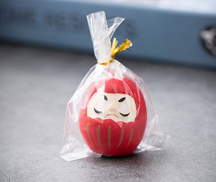 Nippon Daruma Ornament Yellow (Kiiro 4*4*4.5cm)