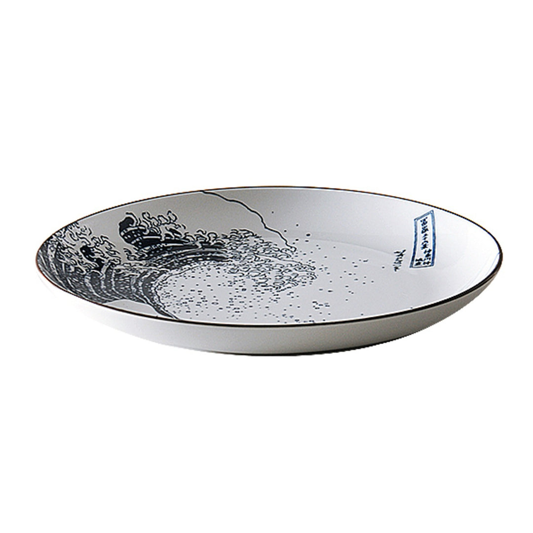 Hokusai Fuji Plate SEIKATSU Ø 21,5cm 3cm H