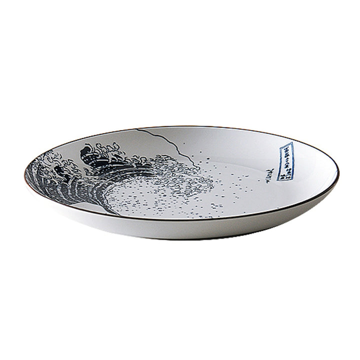 Hokusai Fuji Plate SEIKATSU Ø 21,5cm 3cm H