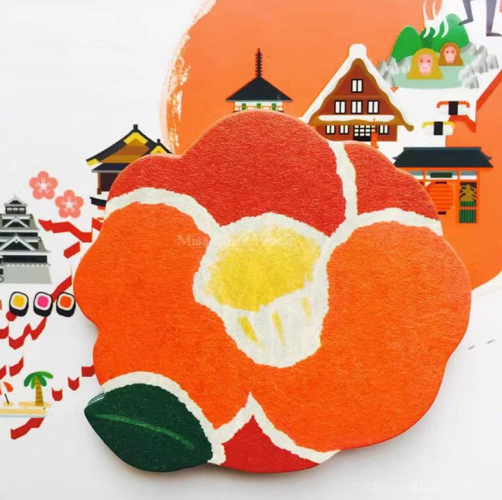 Japanese DIY Gift Message Card Camellia
