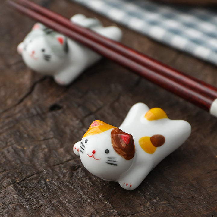 Nippon Chopstick Holder Cutty Cats 5pcs