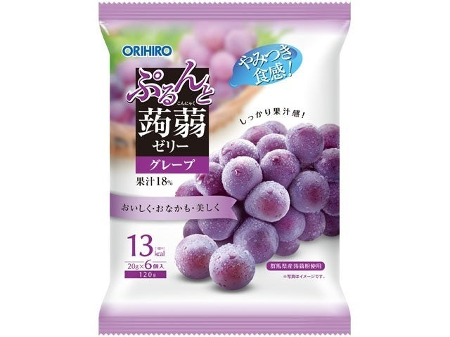 Purunto Konnyaku Jelly Pouch Grape 120g
