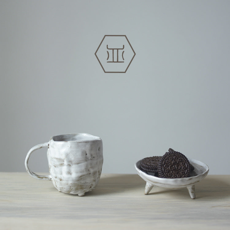 Nippon Toki Handmade Coffee/Milk Cup Tedzukuri Kohimiruku Kappu White (shiro 201-300ml)