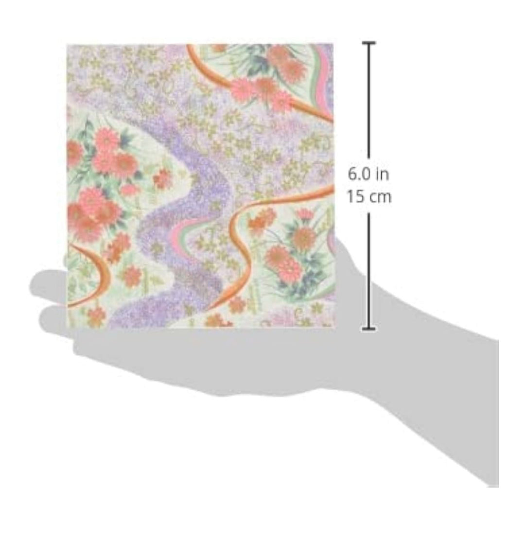 Washi Kawasumi Origami paper  Flowers 15x15 cm 15 pcs