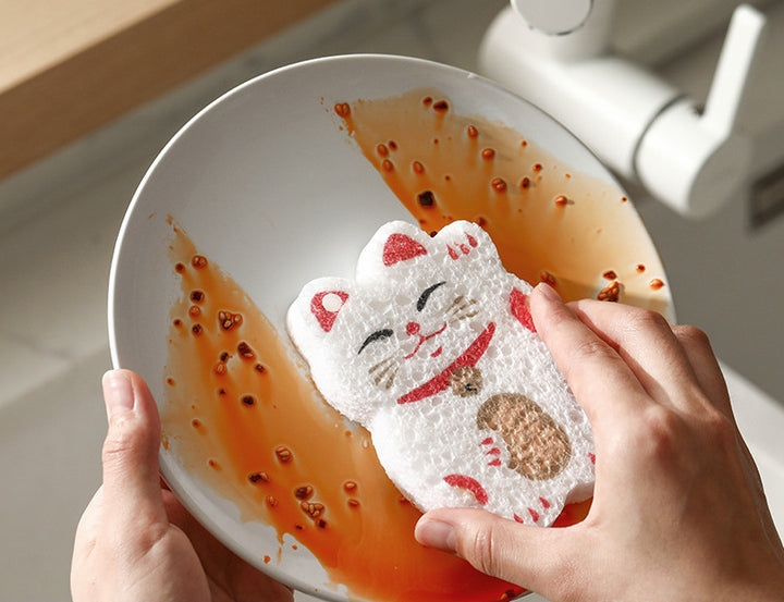 Nippon Wood Pulp Cotton Dish Sponge (Blowfish)
