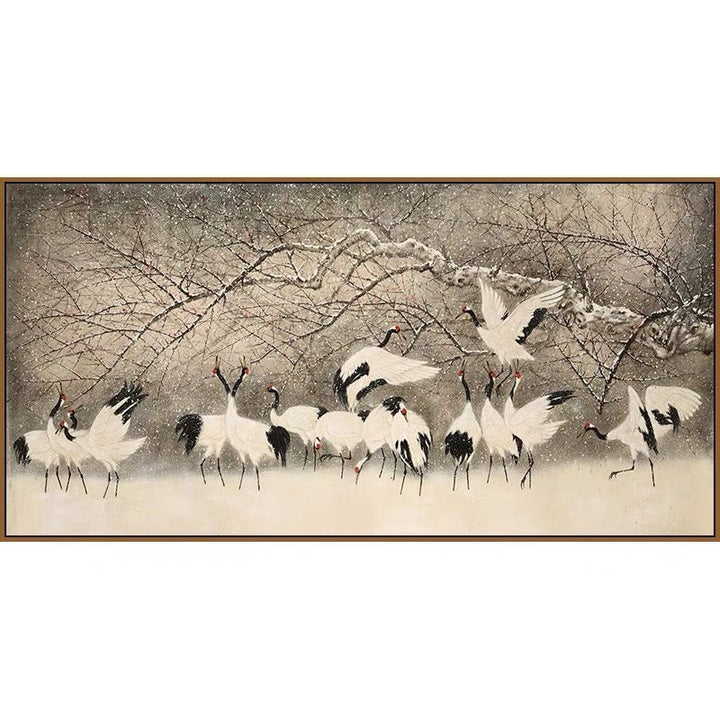 Japanese Famous Wall Art A Thousand Years Crane 140*70cm