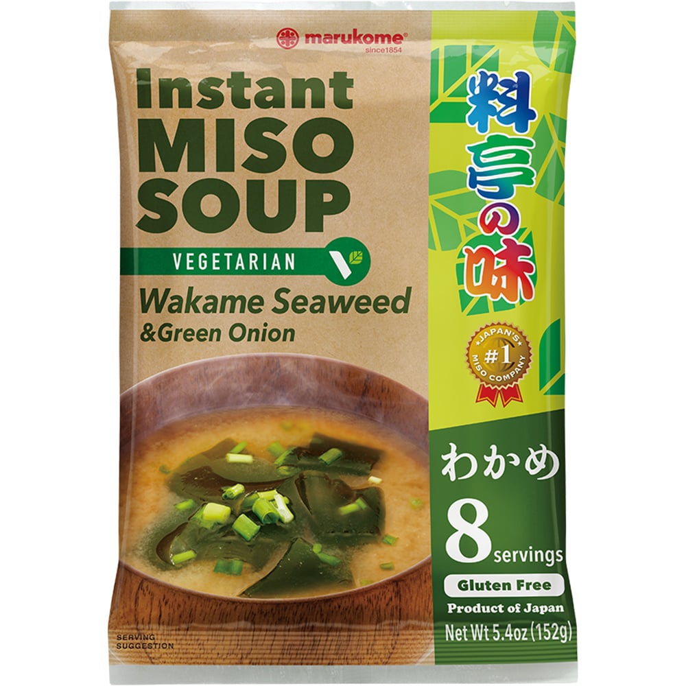 Instant Ryotei No Aji Miso Soup Wakame Seaweed Vegetarian 15