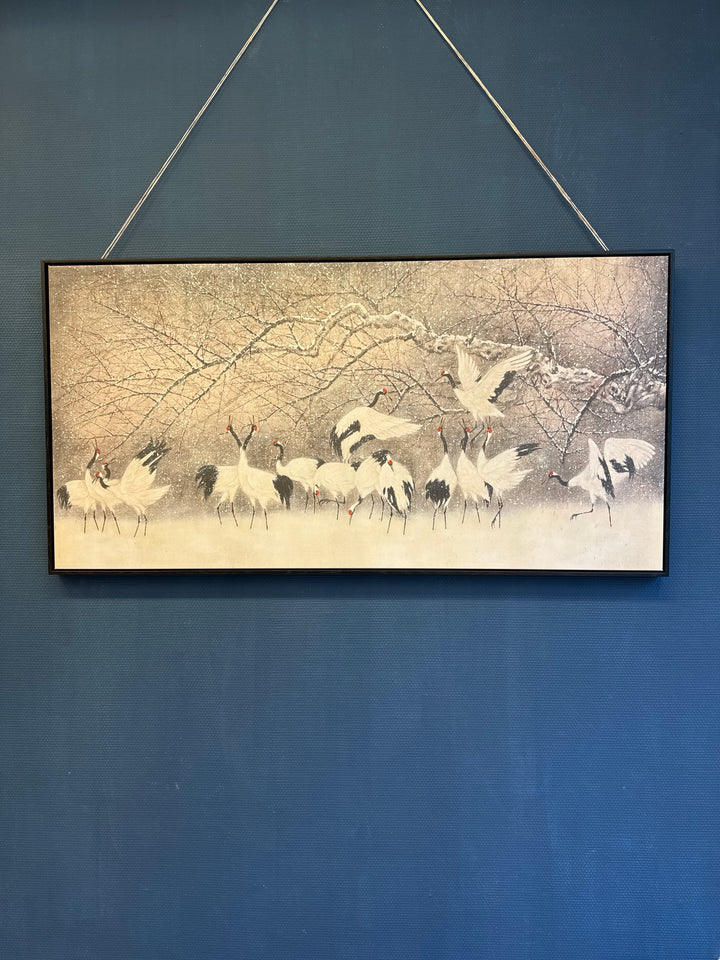 Japanese Famous Wall Art A Thousand Years Crane 160*80 cm