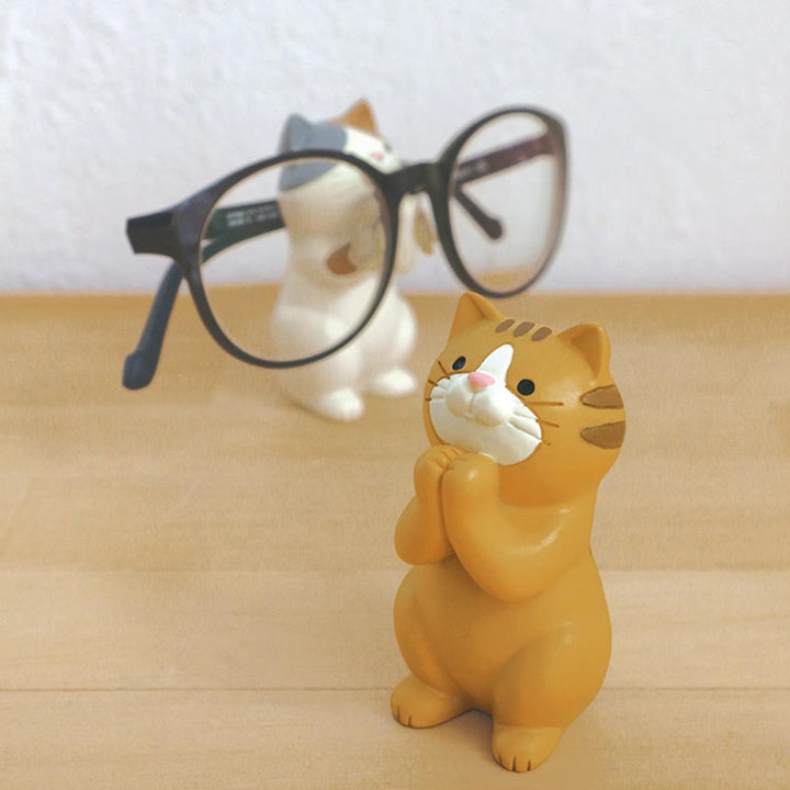 Japanese Hopscotch Cat Eyeglasses Holder