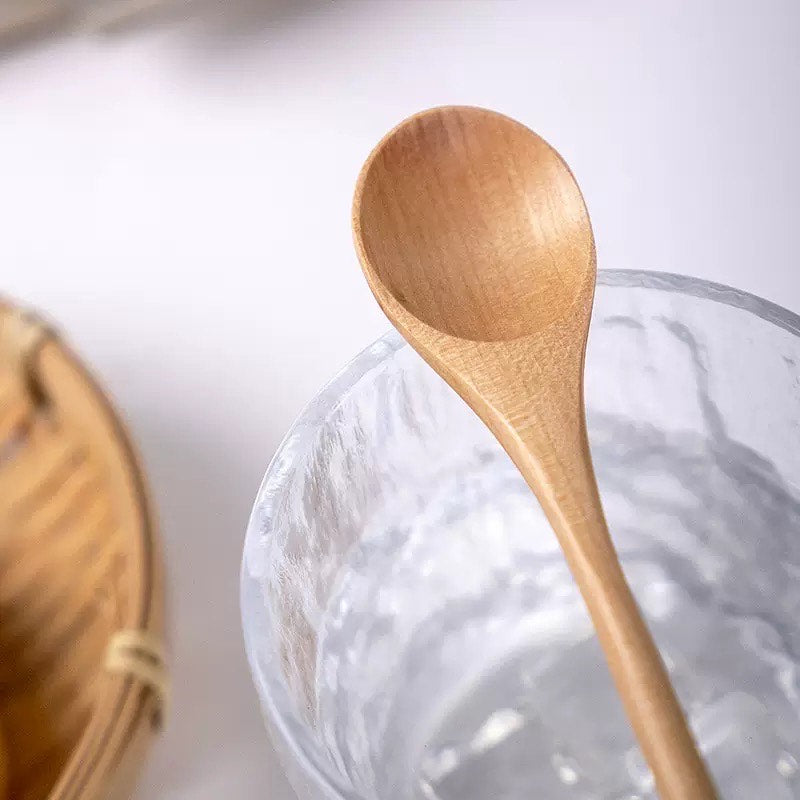 Nippon Long Handle Wooden Stirring Spoon