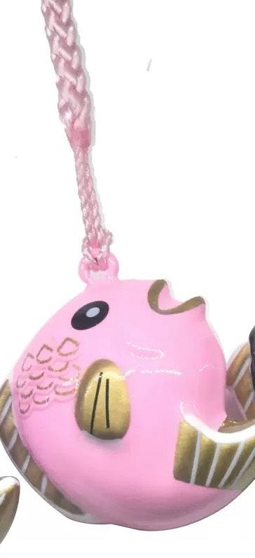 Nippon Water Sound Music Bell Carp Pink