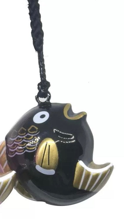 Nippon Water Sound Music Bell Carp Black