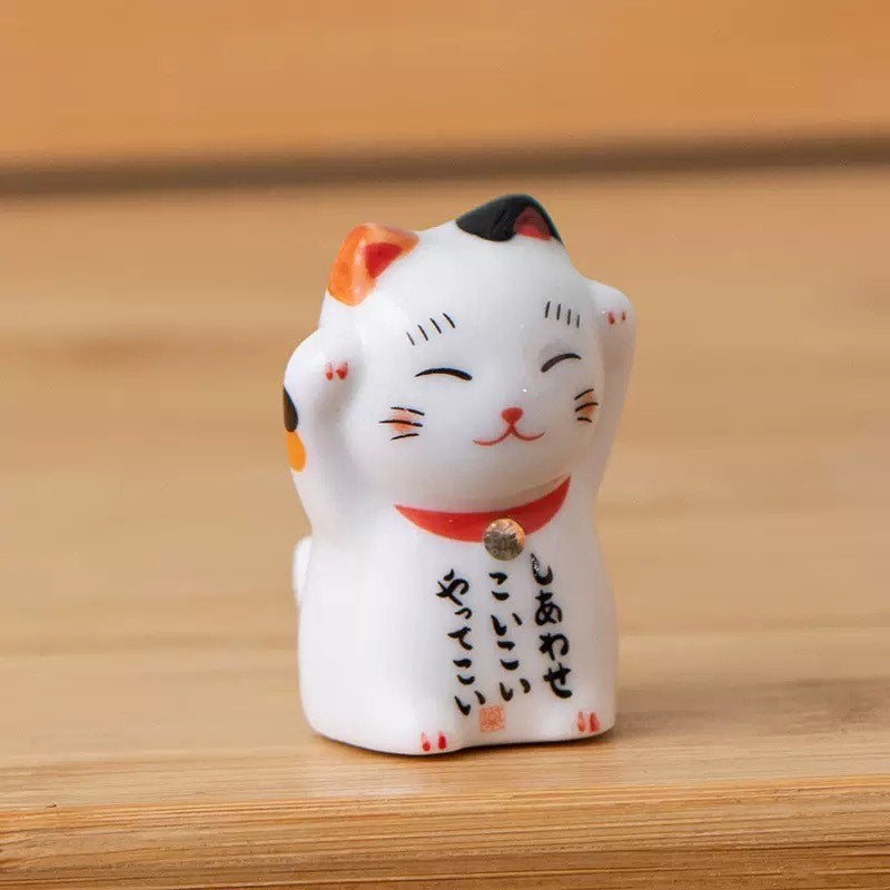 Nippon Chopstick Holder Lucky Cats 5pcs