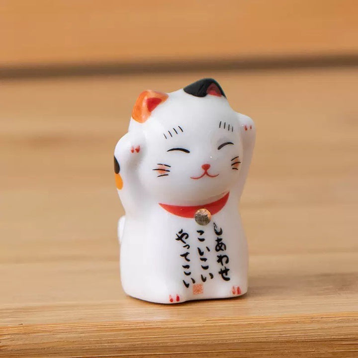 Nippon Chopstick Holder Lucky Cats 5pcs