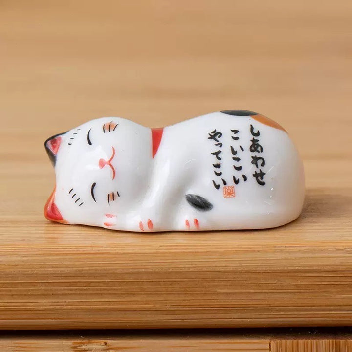 Nippon Chopstick Holder Lucky Cats 5pcs