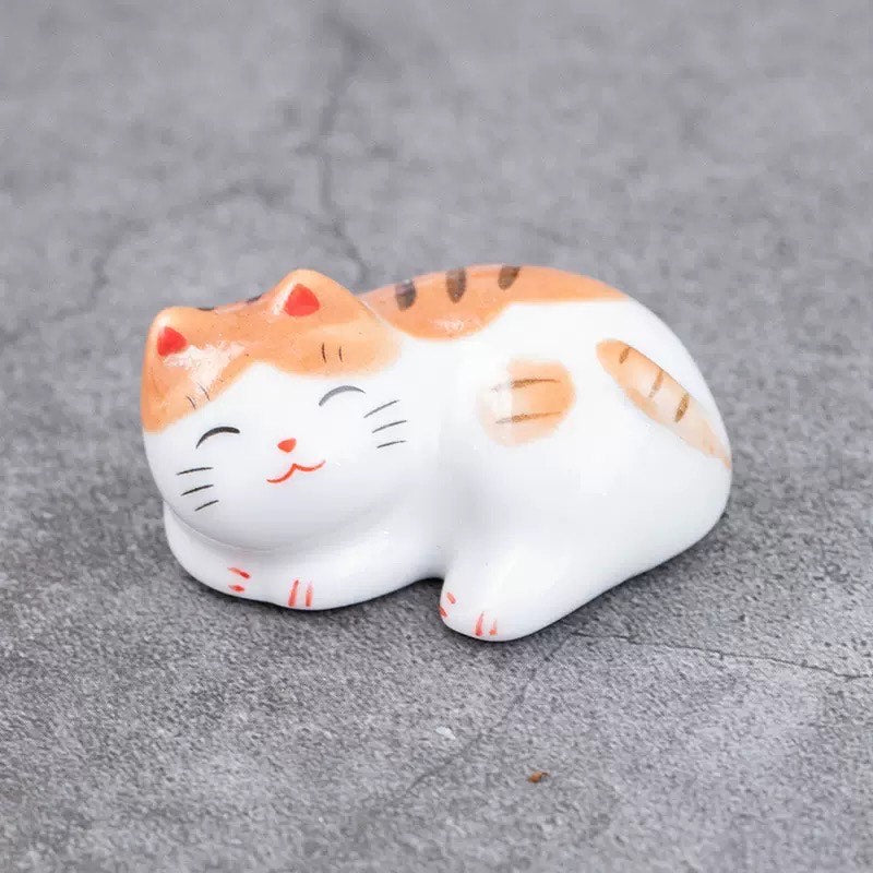 Nippon Chopstick Holder Sleepy Cats 5pcs