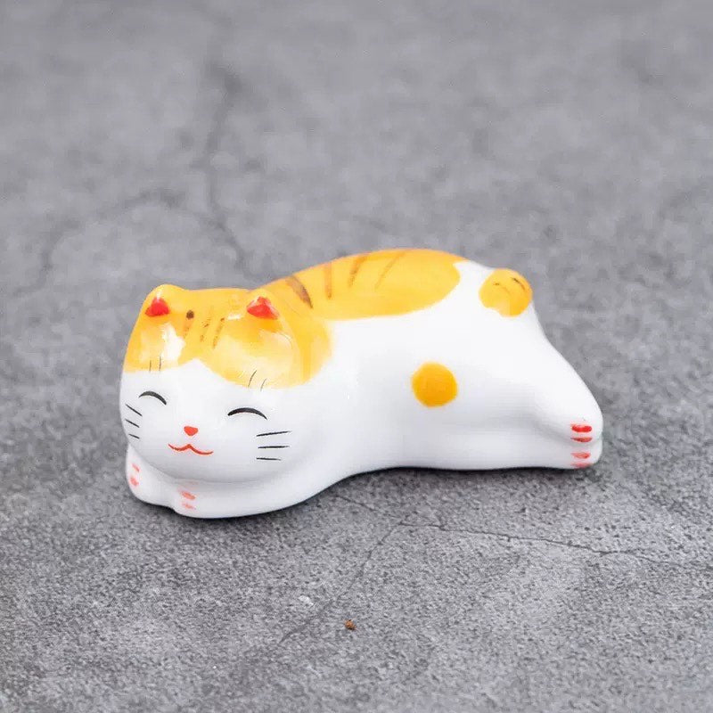 Nippon Chopstick Holder Sleepy Cats 5pcs