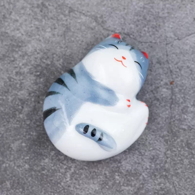 Nippon Chopstick Holder Sleepy Cats 5pcs