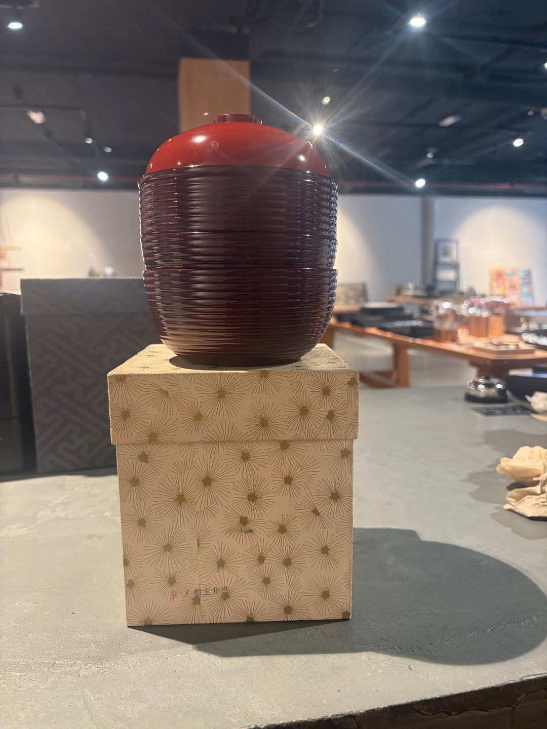 Japanese Hand-Painted Flower Pot