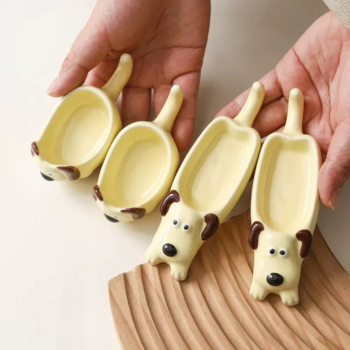 Saus Dish Dog Yellow 14 x 4.5cm | H2cm