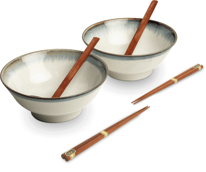 Light Green Ramen Kom SET Ø22 cm | H9 cm