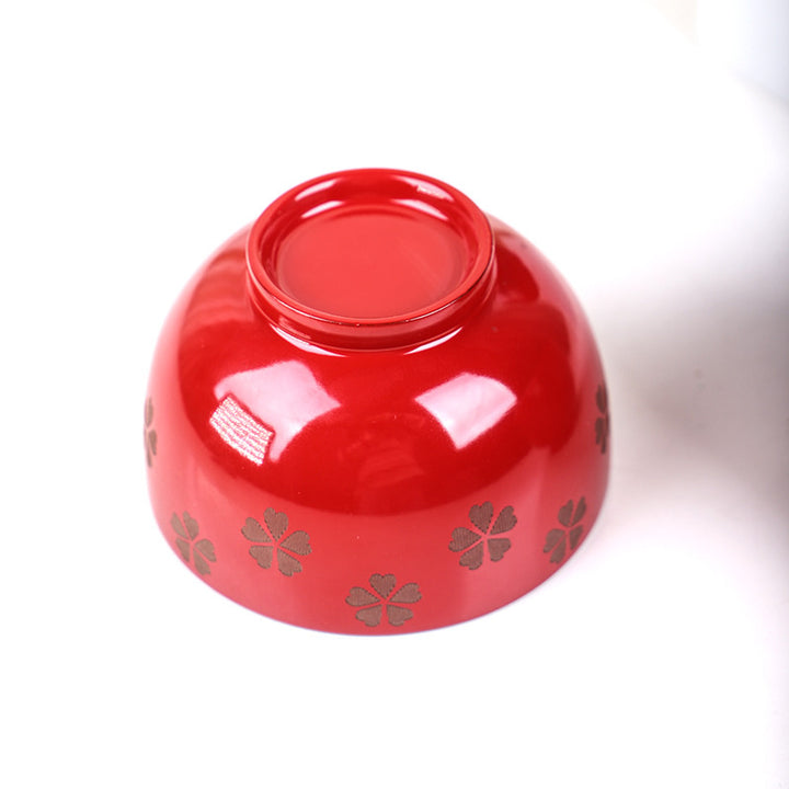 Nippon Flower Wooden Bowl