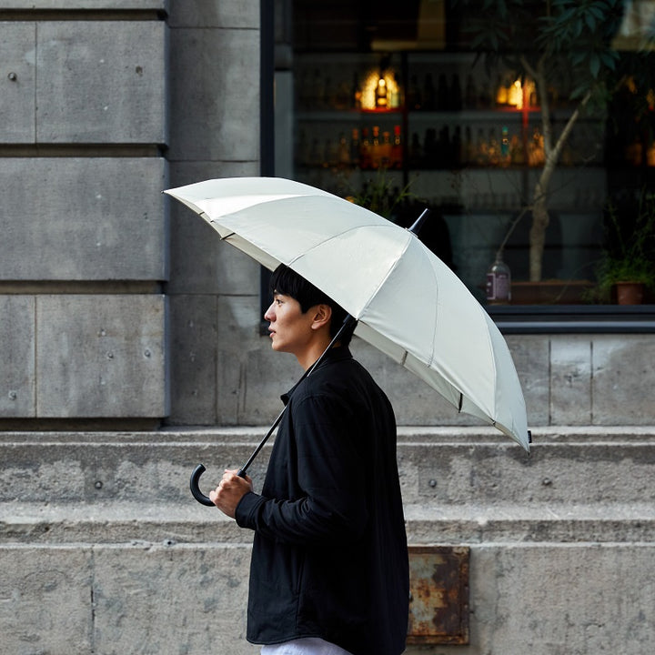 Shupatto One-Pull Closing Umbrella 62cm – Greige