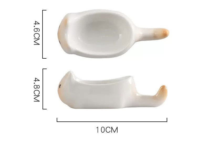Saus Dish Cat Orange 10 x 4.6cm | H4.8cm
