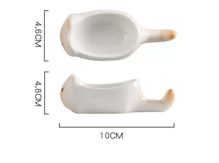 Saus Dish Cat Orange 10 x 4.6cm | H4.8cm