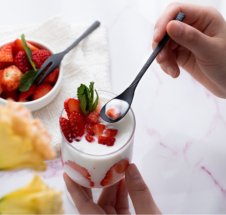 Nippon Takasago Metal Hammertone Cutlery Stainless Steel Antioxidant Tea Spoon (13*2.5)cm