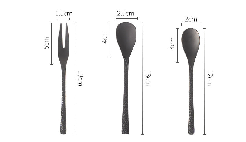 Nippon Takasago Metal Hammertone Cutlery Stainless Steel Antioxidant Tea Spoon (13*2.5)cm