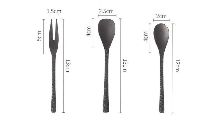 Nippon Takasago Metal Hammertone Cutlery Stainless Steel Antioxidant Tea Spoon (13*2.5)cm