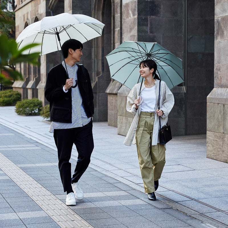 Shupatto One-Pull Closing Umbrella 62cm – Greige
