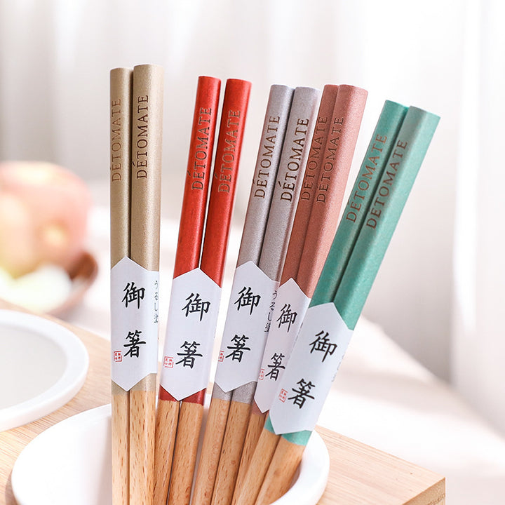 Nippon Beechwood Chopsticks Gold (Kin 22.5cm)