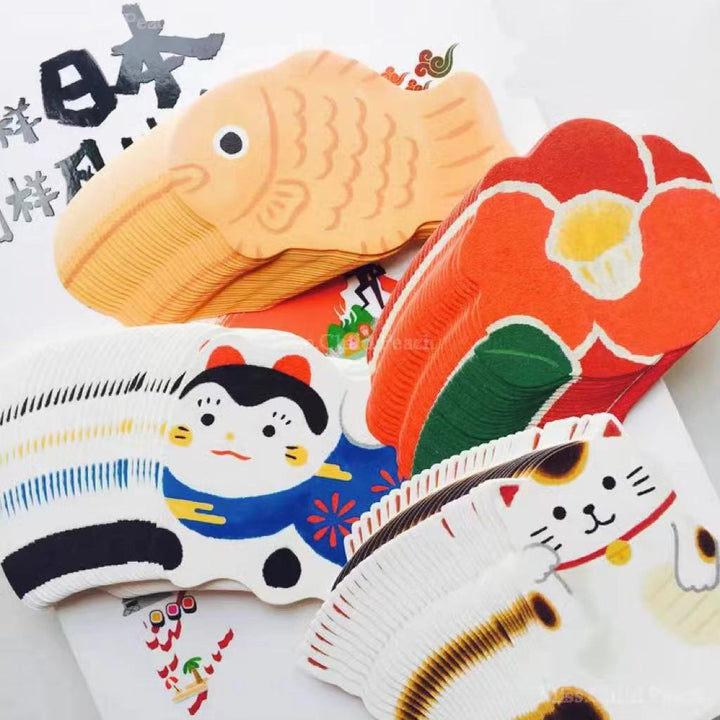 Japanese DIY Gift Message Card Lucky Cat