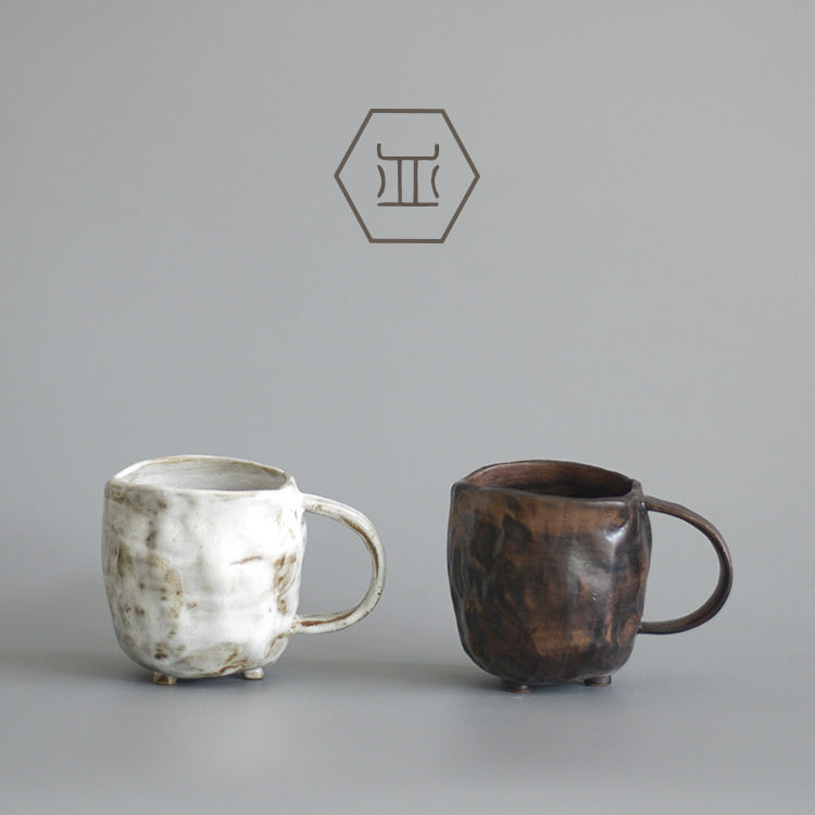 Nippon Toki Handmade Coffee/Milk Cup Tedzukuri Kohimiruku Kappu White (shiro 201-300ml)