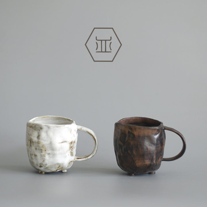 Nippon Toki Handmade Coffee/Milk Cup Tedzukuri Kohimiruku Kappu White (shiro 201-300ml)