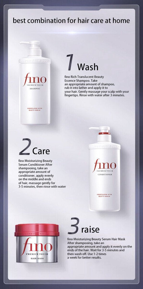 Shiseido - Fino - Premium Touch - Shampoo - 550 ml