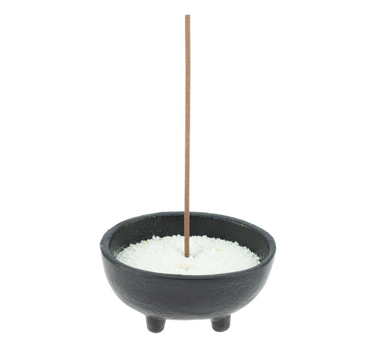 Incense Burner  Cast Iron black