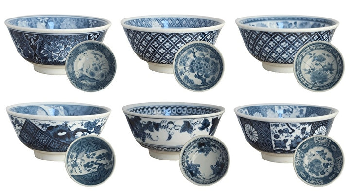 Bowl Japanese Gardens Flowers 15 x 8cm