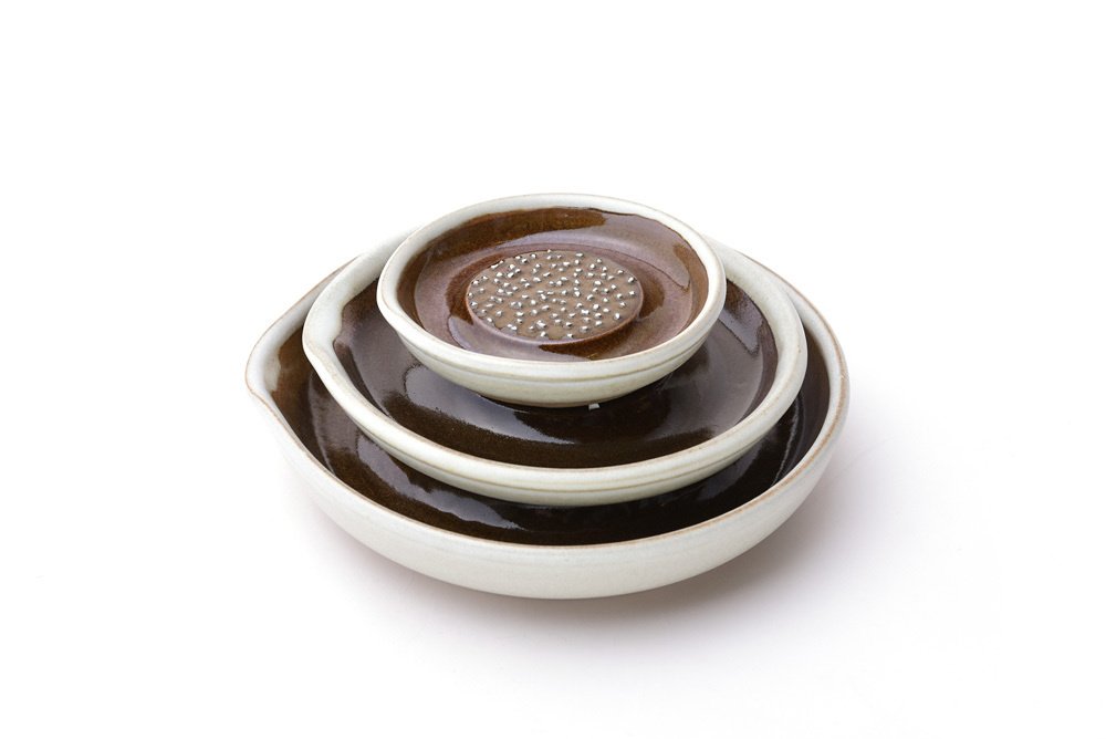 Japanese Grater Ceramic plate Medium 15,5x15x2,7cm