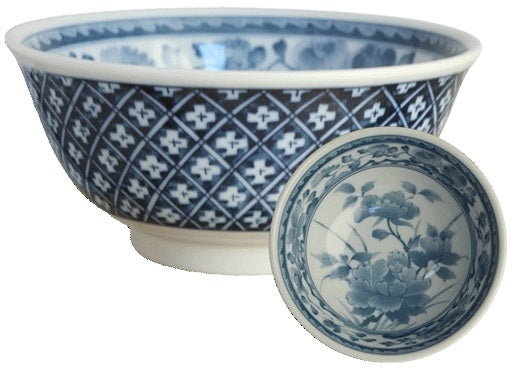 Bowl Japanese Gardens Flowers 15 x 8cm