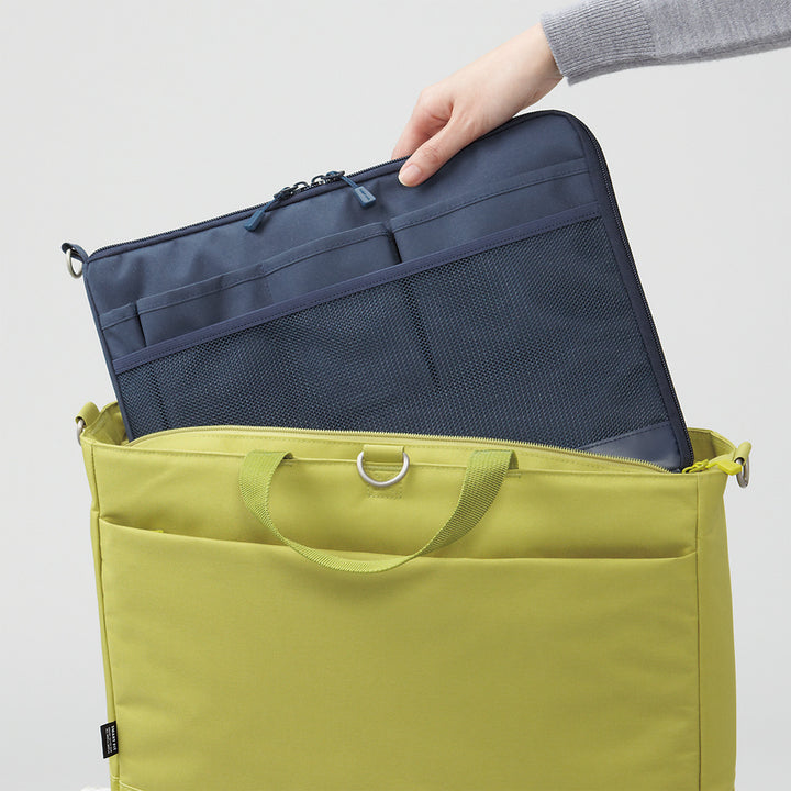 SMART FIT Bag in Bag Horizontal Version A4 Green