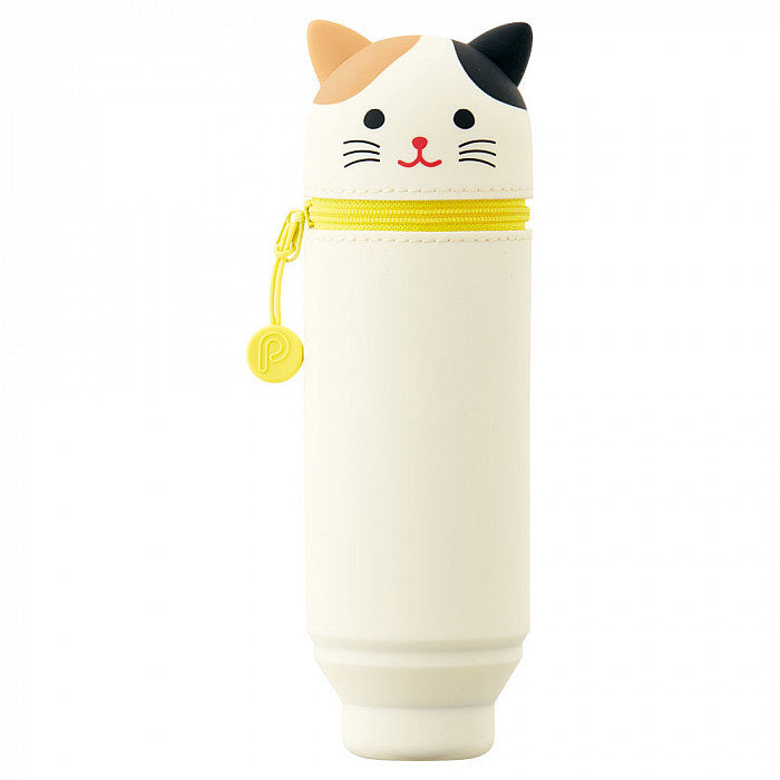 LIHIT LAB Punilabo Stand Pen Case - Mikeneko Cat
